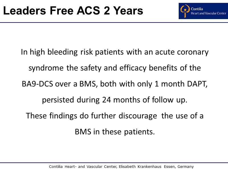 High Bleeding Risk Patients: From Clinical Evidence To Routine Practice