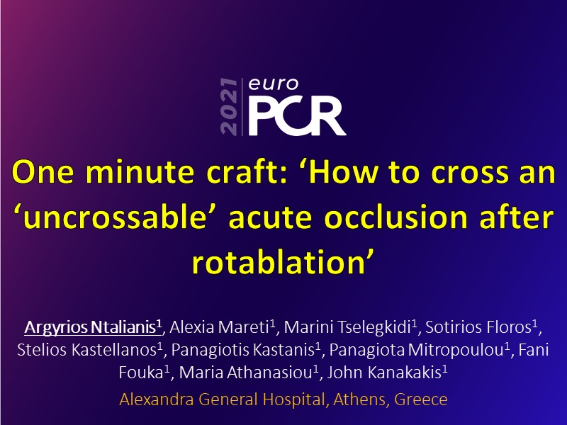 Rota-Staged PCI in a Patient with Acute STEMI and an calcified coronary ...
